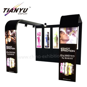 Expositores modulares de aluminio DIY Fashion M Series System ferias 10x10