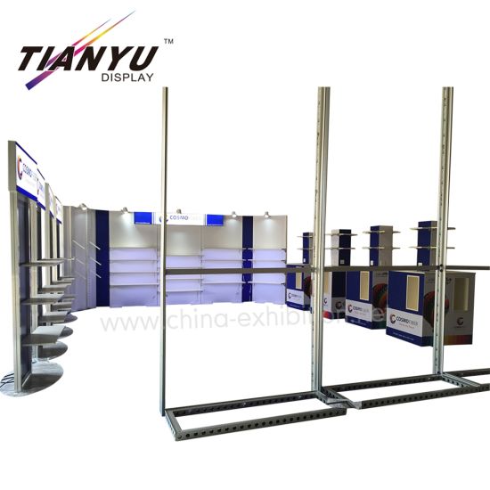 Nuevo tipo de soporte de exhibición de cabina modular de instalación rápida para centros comerciales