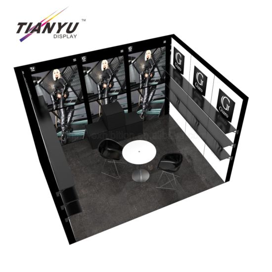 10X10 facilidad de montaje modular Feria Stand de aluminio