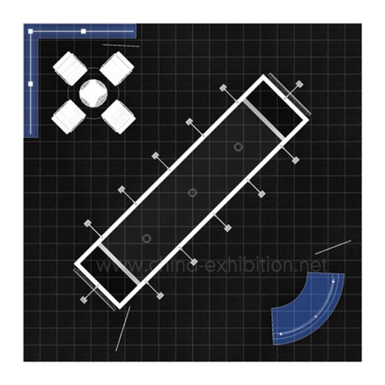 Más barato de China Pantalla Feria Exposición en aluminio