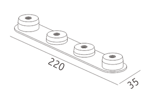Curva conector 180 grados (derecha)