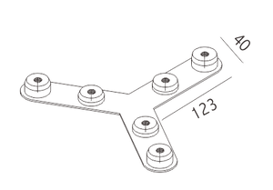 Forma Y 3 Formas de conector