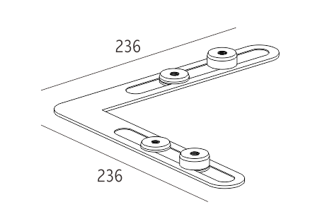 0-180 conector flexible