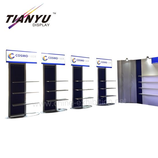 Nuevo tipo de soporte de exhibición de cabina modular de instalación rápida para centros comerciales