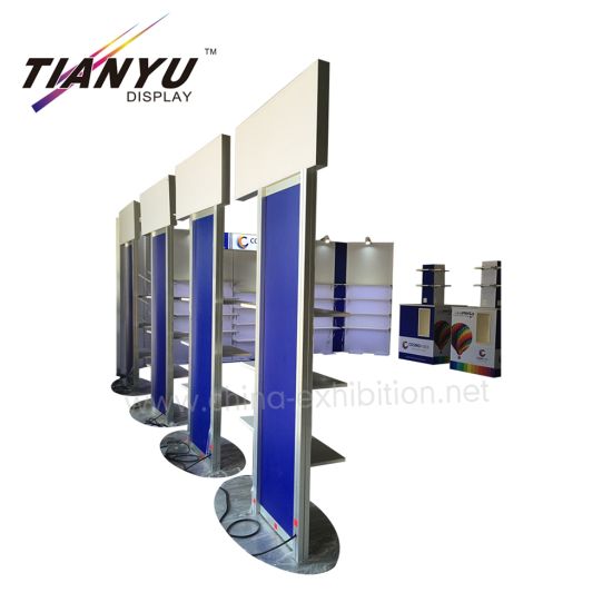 Nuevo tipo de soporte de exhibición de cabina modular de instalación rápida para centros comerciales