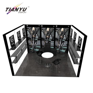 10X10 facilidad de montaje modular Feria Stand de aluminio