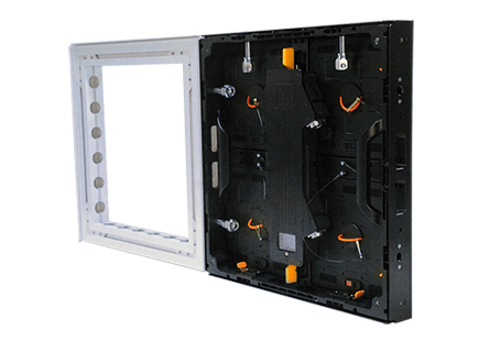 Pantalla LED con nuestro marco de la serie M
