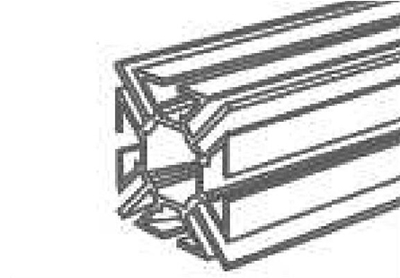 Caja de luz y textil Perfil