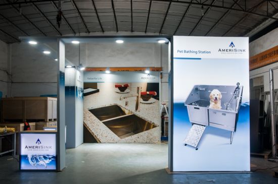 Configuración sencilla de eventos Diseño Fácil Rápido marco de aluminio personalizado Feria de visualización