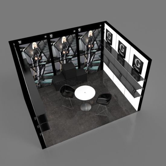 10X10 facilidad de montaje modular Feria Stand de aluminio